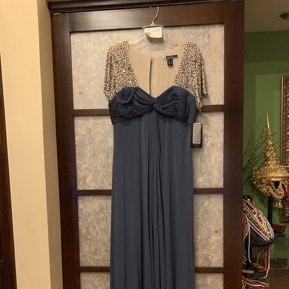 New beaded bodice long dress